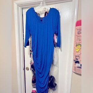 EUC Love Arie ruching dress
